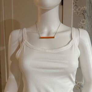French Connection Vibrant Orange Necklace